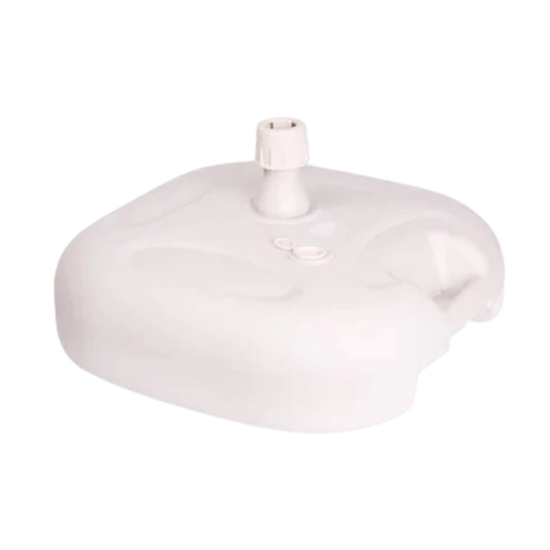 Base para Guarda-Sol de Plástico 18 kg Água / Areia - Branca | Loja das Cadeiras